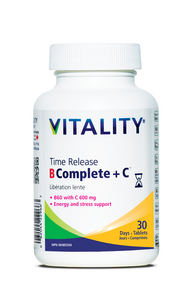 Vitality Time Release B Complete + C - La Parapharmacie